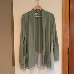 LOGO Lounge Tiered Cardigan